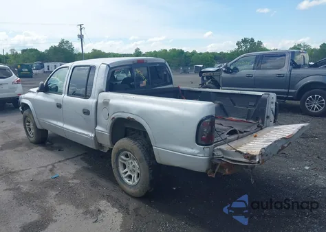 2004 Dodge Dakota Sport/Sxt from USA, damaged, VIN 1D7HG38N24S707004
